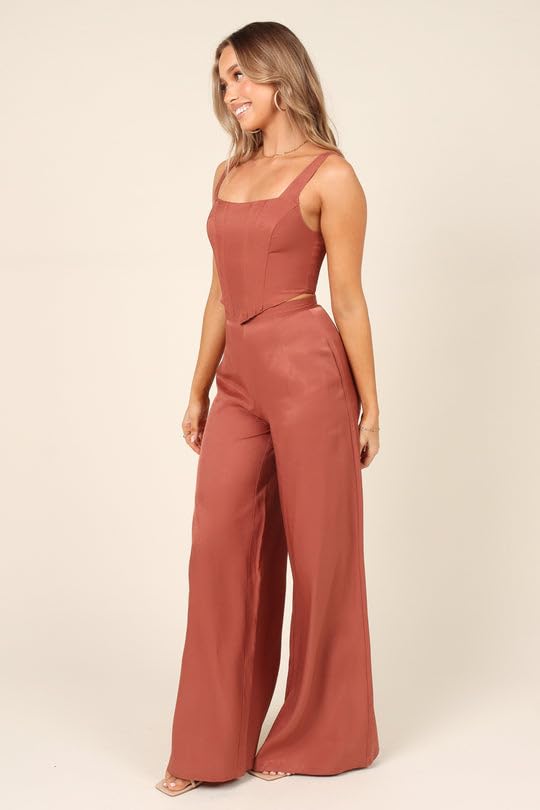 Women's Allover Satin Pants, High Waist Dress Pants, Jacquard Satin Trouser, Straight-Leg Seamless Pink Pants